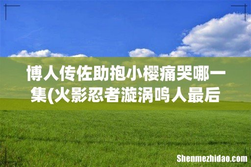 火影忍者漩涡鸣人最后死了,哪一集是多少,就鸣人死了小樱哭的跟泪人的那个 博人传佐助抱小樱痛哭哪一集