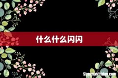 什么什么闪闪