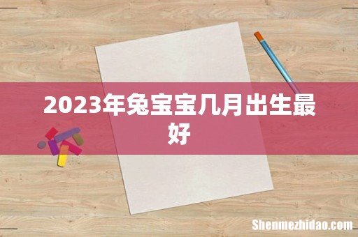 2023年兔宝宝几月出生最好