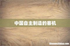 中国自主制造的客机