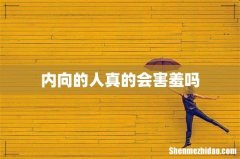 内向的人真的会害羞吗