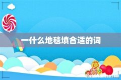 一什么地毯填合适的词