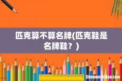 匹克鞋是名牌鞋？ 匹克算不算名牌