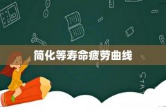 简化等寿命疲劳曲线