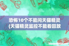 天猫精灵监控不能看回放是咋回事 恐怖10个不能问天猫精灵