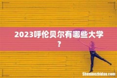 2023呼伦贝尔有哪些大学？