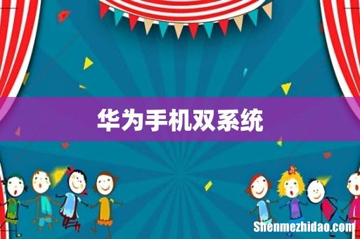 华为手机双系统