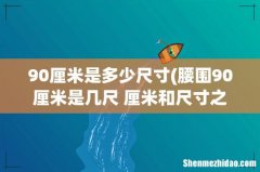 腰围90厘米是几尺 厘米和尺寸之间怎么转换 90厘米是多少尺寸