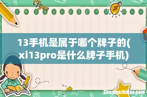 xi13pro是什么牌子手机 13手机是属于哪个牌子的