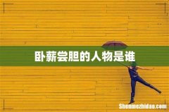 卧薪尝胆的人物是谁