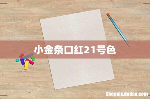 小金条口红21号色