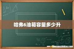 哈弗6油箱容量多少升