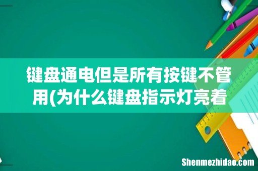 为什么键盘指示灯亮着却不能打字-按任何按键都没反应- 键盘通电但是所有按键不管用