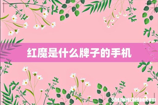 红魔是什么牌子的手机
