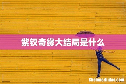 紫钗奇缘大结局是什么