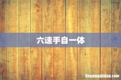 六速手自一体