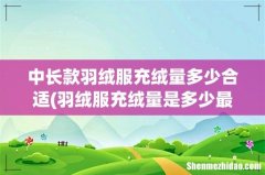 羽绒服充绒量是多少最合适呢？ 中长款羽绒服充绒量多少合适