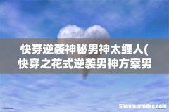 快穿之花式逆袭男神方案男主是不是同一个人 快穿逆袭神秘男神太缠人