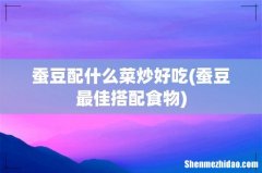 蚕豆最佳搭配食物 蚕豆配什么菜炒好吃