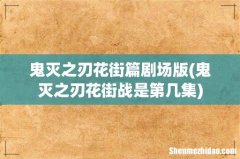 鬼灭之刃花街战是第几集 鬼灭之刃花街篇剧场版