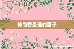 孙尚香是谁的妻子