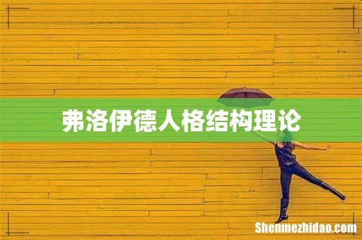 弗洛伊德人格结构理论
