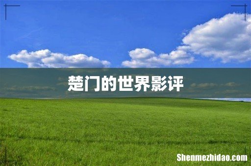 楚门的世界影评