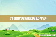 刀郎前妻杨娜现状生活