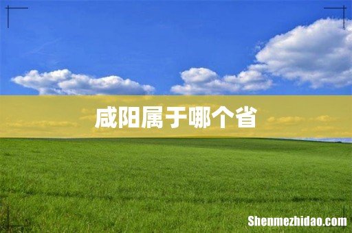 咸阳属于哪个省