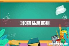 鸮和猫头鹰区别