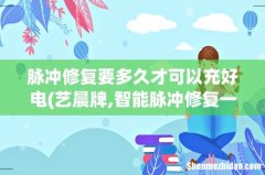 艺晨牌,智能脉冲修复一体机怎么才能充满 脉冲修复要多久才可以充好电