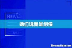 她们说我是剑侠