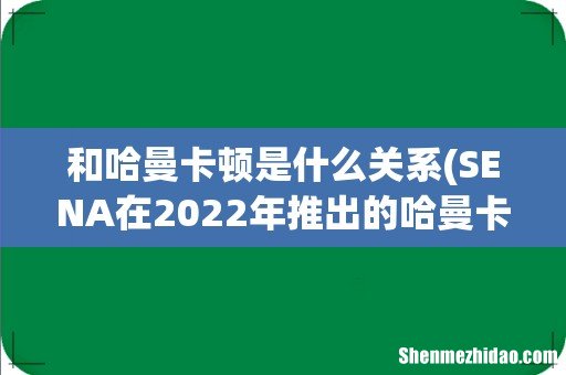 SENA在2022年推出的哈曼卡顿联名款是哪几款产品?有什么特点? 和哈曼卡顿是什么关系