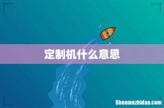 定制机什么意思