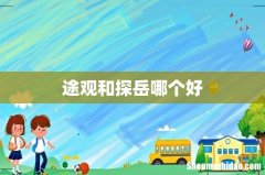 途观和探岳哪个好