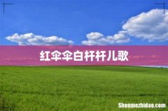 红伞伞白杆杆儿歌