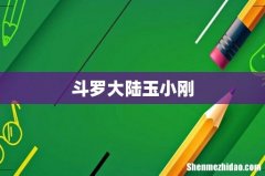 斗罗大陆玉小刚