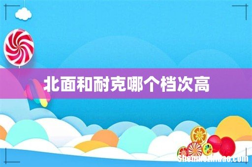 北面和耐克哪个档次高