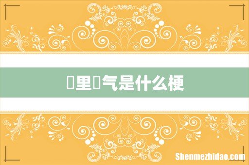 狛里狛气是什么梗