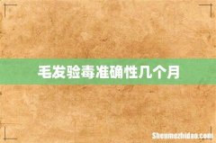 毛发验毒准确性几个月