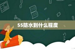 55防水到什么程度