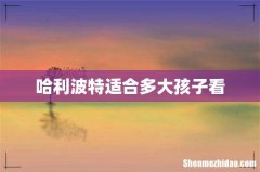 哈利波特适合多大孩子看