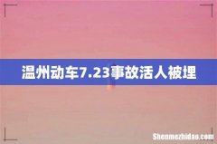 温州动车7.23事故活人被埋