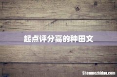 起点评分高的种田文