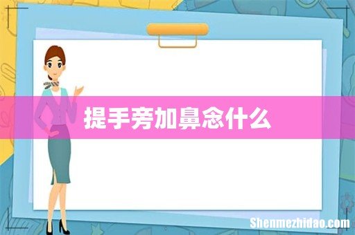 提手旁加鼻念什么