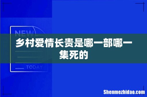 乡村爱情长贵是哪一部哪一集死的