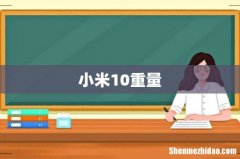 小米10重量