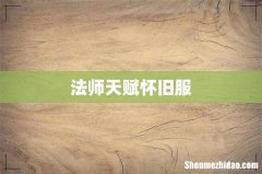 法师天赋怀旧服