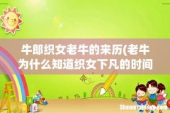 老牛为什么知道织女下凡的时间呢？ 牛郎织女老牛的来历