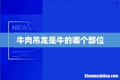 牛肉吊龙是牛的哪个部位